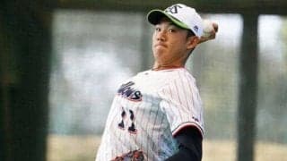 燕ドラ1奥川、屋外キャッチボール解禁　動画にファン「沢村賞のピッチングしてらぁ」