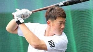 育成契約のハム高濱が今季チーム1号　「2桁（背番号）を取り戻して、1軍で結果を」