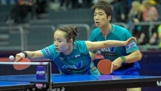 水谷隼/伊藤美誠、五輪イヤー初戦は準優勝　世界王者・中国ペアに及ばず＜卓球・ドイツオープン＞