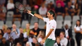 フェデラーがラグビー南ア代表のジャージ姿を披露