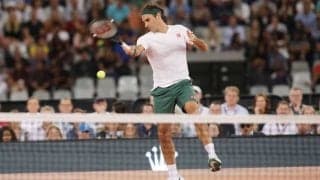 フェデラーが母親とコートで共演。「南アフリカにルーツを持つことを誇りに思っている」