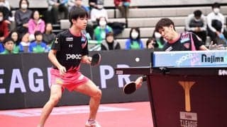 琉球・木造単複2点取りで快勝 ファイナル出場権争い激化＜卓球・Tリーグ結果速報＞