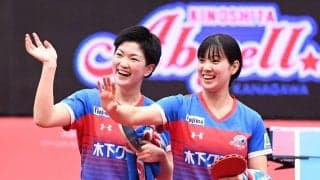 長﨑・木原の10代コンビが勢いづけた　KA神奈川、勝ち点4獲得＜卓球・Tリーグ結果速報＞