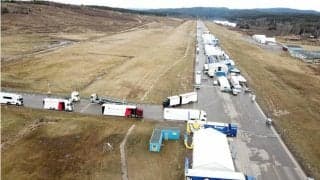 ラリースウェーデン、依然続く天候との戦い