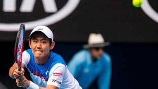 西岡良仁が「ATP250 ニューヨーク」初戦突破。0-6で落とす場面あるも立て直す