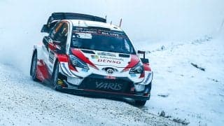 WRCスウェーデン：初日を終えて、トヨタのエバンスが首位。勝田は9番手