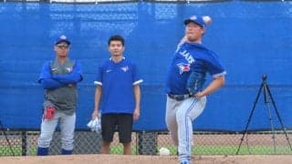 【MLB】山口俊が初ブルペンで変化球交え53球　メジャー使用球に好感触「イメージ通り」