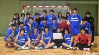 【ハンドボール部男子】　新チーム初陣、見事優勝を決めた！