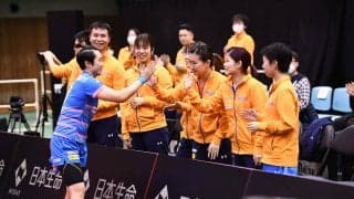 今季最後の大阪ダービーはニッペMに軍配　馮天薇が2勝＜卓球・Tリーグ結果速報＞