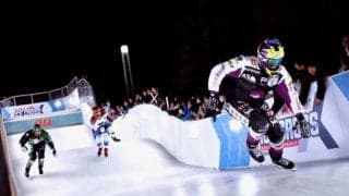 氷上のクロストレイル競技、レッドブル・アイスクロス横浜2020開催