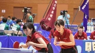 【連載】『令和元年度卒業記念特集』第２０回　鎌田那美／卓球