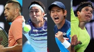 西岡良仁、内山靖崇が初日1回戦に臨む。「ATP250 デルレイビーチ」