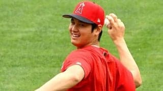 大谷翔平のキャッチボール姿にMLB公式が注目　ファン「エ軍には投手オオタニが必要」