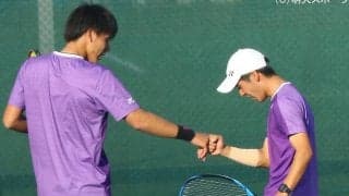 男子ダブルス森・宮永組　ベスト８進出！／関東学生新進選手権