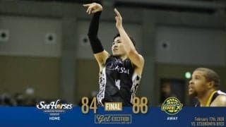 バスケ・三河、エース金丸が奮起の27得点！追い上げるも一歩届かず