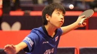 高校1年・篠塚大登、インハイ2位の実力発揮＜卓球・ドイツオープン＞