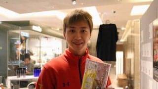 江宏傑、銀座で“愛ちゃんのお土産”購入  松下Cとの卓球ラリーも披露