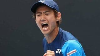 西岡良仁が圧勝でベスト8進出。キャリアハイ更新の可能性高まる