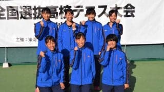 ダブルスを強化！愛知啓成高等学校【第42回全国選抜高校テニス大会】