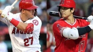 大谷＆トラウトの今季本塁打をMLB公式が注目　ファン「80本以上」「オオタニはビースト」