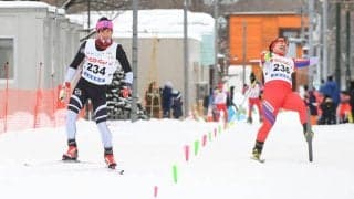 札幌大通公園がスノーパークに！ パラ代表選手や子どもたちが熱いレースで冬季競技をPR