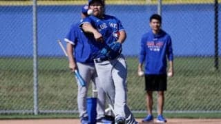 【MLB】昨日の敵は今日の友？　山口俊、同僚・前阪神ドリスとの“TG2ショット”公開