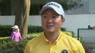 今平周吾、1番のイーグルは「寄ればいいかなと思いながら打った」　1つ伸ばし42位で3日目へ