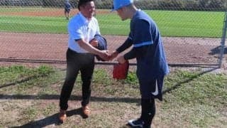 【MLB】筒香嘉智、24日デビュー戦でいきなり156キロ右腕と対戦！　笑い誘う「見えないかも」