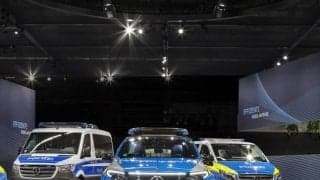 メルセデスベンツ初のEV『EQC』、ポリスカー仕様を発表…ドイツ