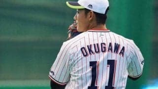 燕ドラ1奥川、“捕手視点”投球映像は大迫力　「こんなに最後伸び上がるんや」