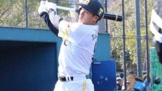 鷹・柳田の気合い入りすぎ「3150」ポーズにファン爆笑　「そげん強く叩かんでも」