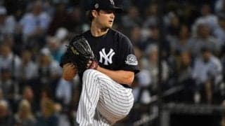 【MLB】359億円右腕コール、1回2K鮮烈ヤンキースデビュー　新相棒とも「息ぴったりだよ」