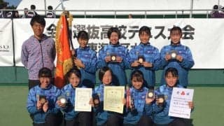 「全国優勝目指して頑張ります」四日市商業高等学校【第42回全国選抜高校テニス大会】