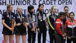 張本、青木の日本勢   3種目で優勝＜卓球・JCスウェーデンオープン＞