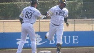 鷹、逆転勝ちで3連勝　バレ初本塁打、ドラ3津森が2回零封　ロッテは対外試合9連敗…