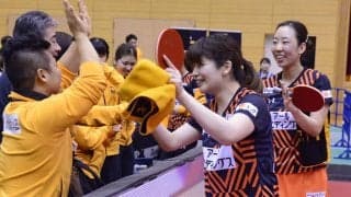 トップ名古屋、ホーム最終戦“有終の美”　出澤、梁はフルゲーム制す＜卓球・Tリーグ試合速報＞