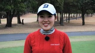 古江彩佳のスタート前パッティング練習法　距離やラインは考えずに転がしてグリーンの速さをチェックしよう