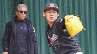 ロッテ佐々木朗、初の18.44メートル投球も吉井コーチ慎重「まだ“始まりの始まり”」