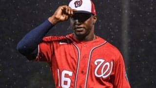 【MLB】ナ軍外野手がベンチへ投げ込む“大遠投”　ファン衝撃「あんな球を投げるとは」