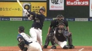 オリT-岡田、ハム開幕投手・有原から豪快な1号ソロ！　「感触は完ぺきでした！」