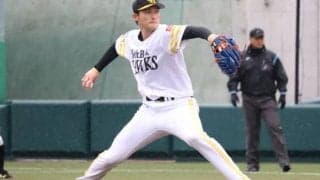 鷹・高橋純、2軍戦で2回零封　雨で予定の3回投げられずも「真っ直ぐの感じいい」