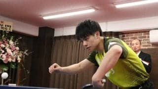 宇田幸矢、親孝行のチキータ披露　卓球場開店＆全日本Vのダブル祝い