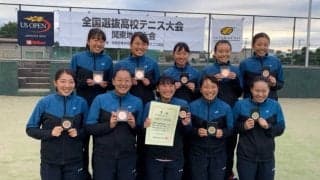 粘り強く引かないプレー！白鵬女子高等学校【第42回全国選抜高校テニス大会】