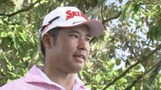 松山英樹「優勝したいです」練習日に体調不良も回復し意気込みをみせる