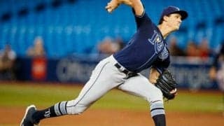 【MLB】ブレーク必至？　筒香同僚右腕の凄まじい豪速球動画にファン「打つにはゴミ箱が必要だ」