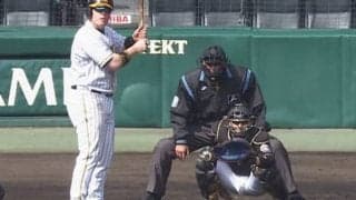 阪神ボーア、無人の三塁へ技ありOP戦初ヒット！　第1打席でシフト破りの左前打