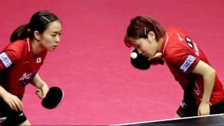 石川佳純/平野美宇、準決勝敗退　中国ペアに一歩及ばず＜卓球・カタールオープン＞