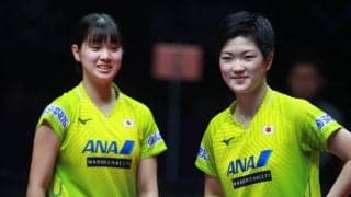“ダブルみゆう”長﨑/木原、実力見せ優勝に王手＜卓球・カタールオープン＞