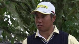 松山英樹、8番のチップインパーは「1つぐらい良いところがあっても」