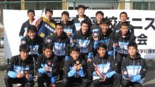 強みはチーム全員の攻撃力！松商学園高等学校 男子【第42回全国選抜高校テニス大会】